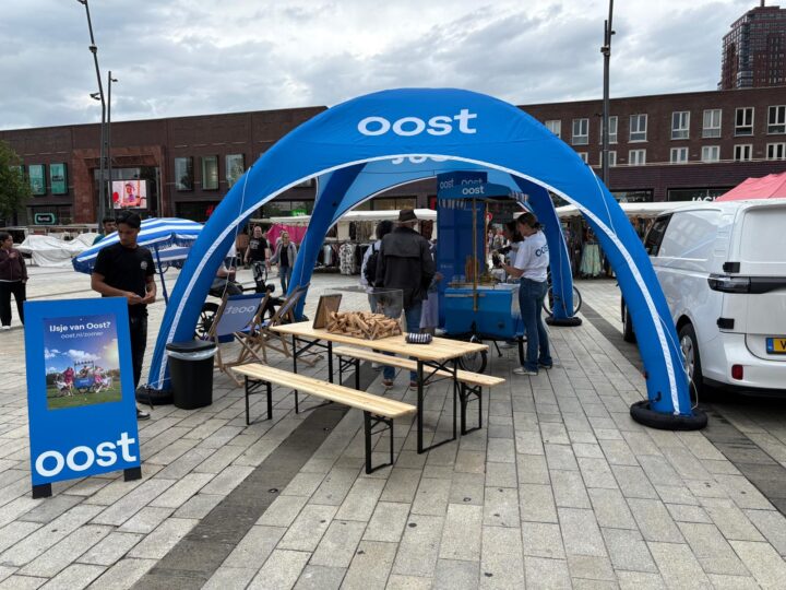 Opblaastent 5 meter RTV Oost