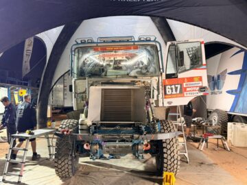 Opblaastent DDW rallyteam