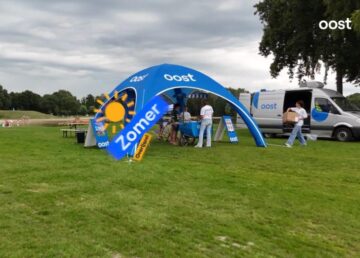 Opblaastent 5 meter RTV Oost