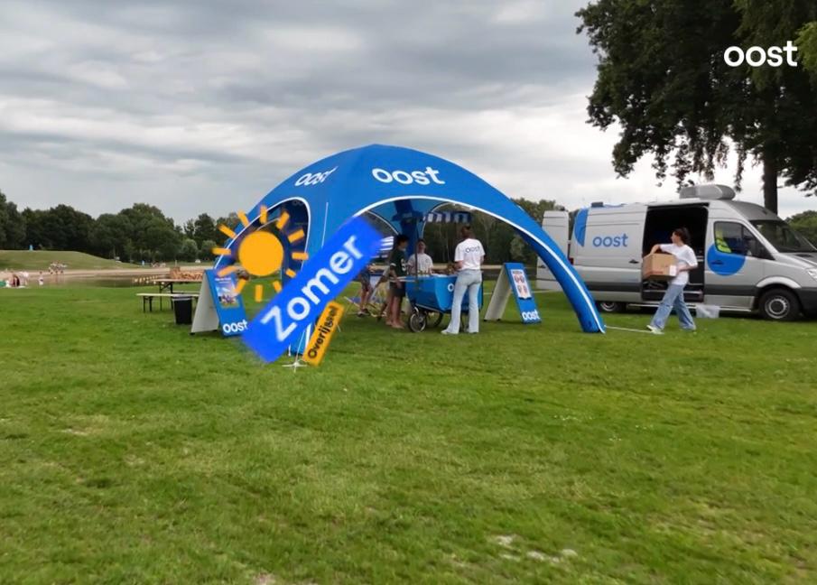 Opblaastent 5 meter RTV Oost
