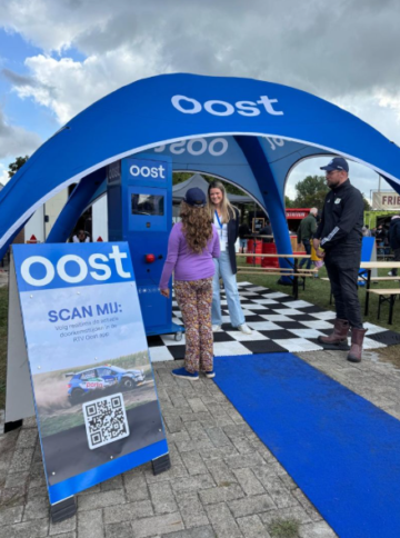 Opblaastent 5 meter RTV Oost
