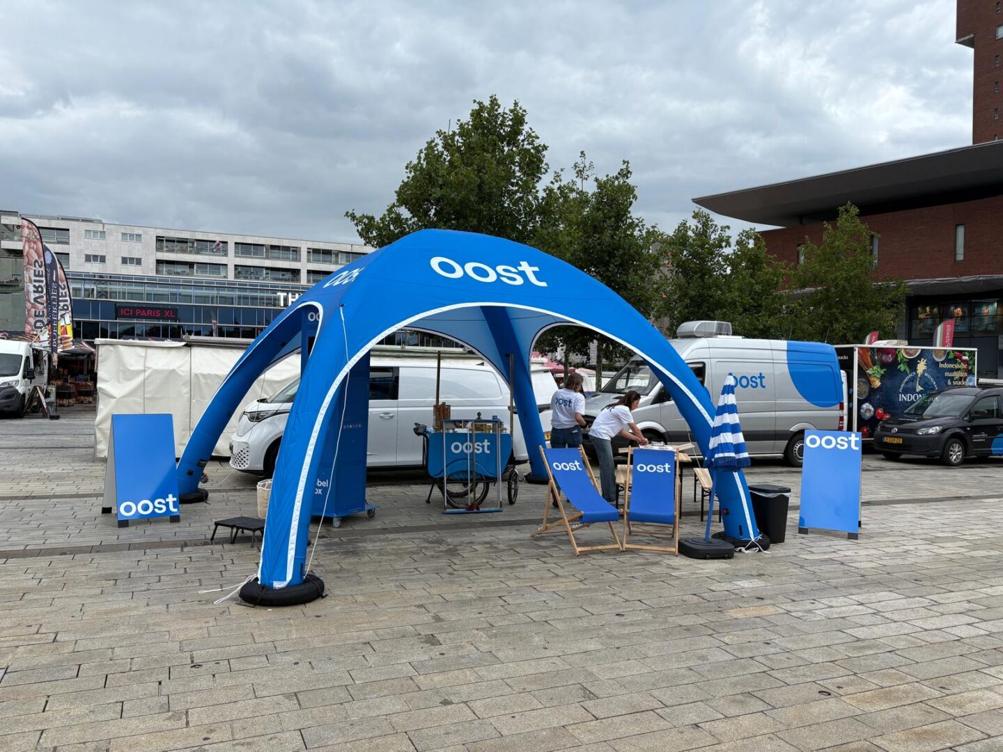 Opblaastent 5 meter RTV Oost