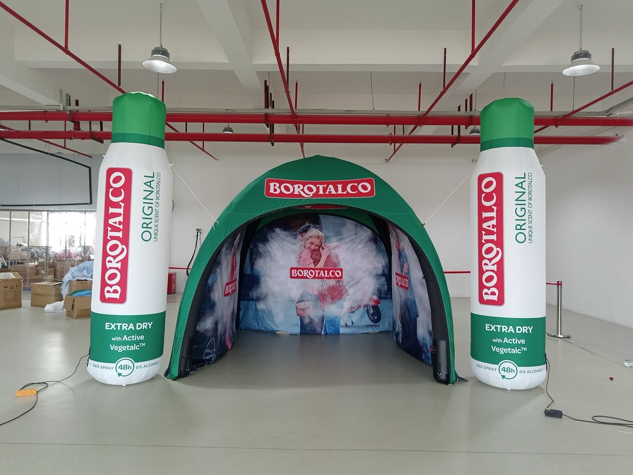 Borotalco opblaasbare tent