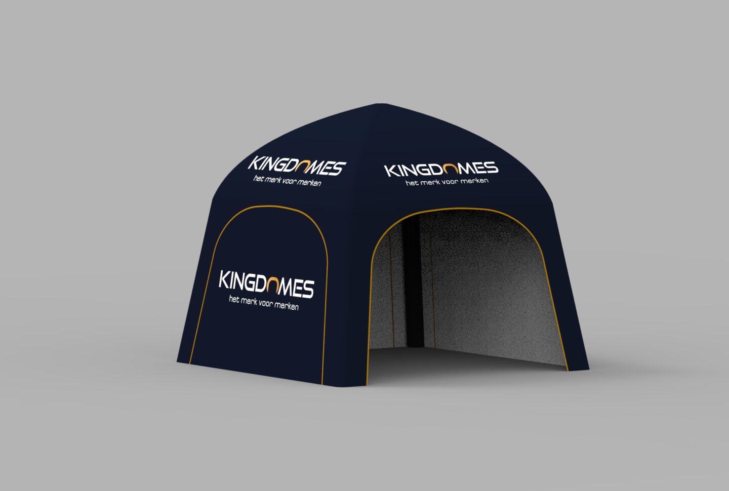 Kingdomes W Opblaastent Tent Render 3