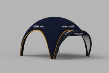 Kingdomes X2 Opblaastent Tent Render 2
