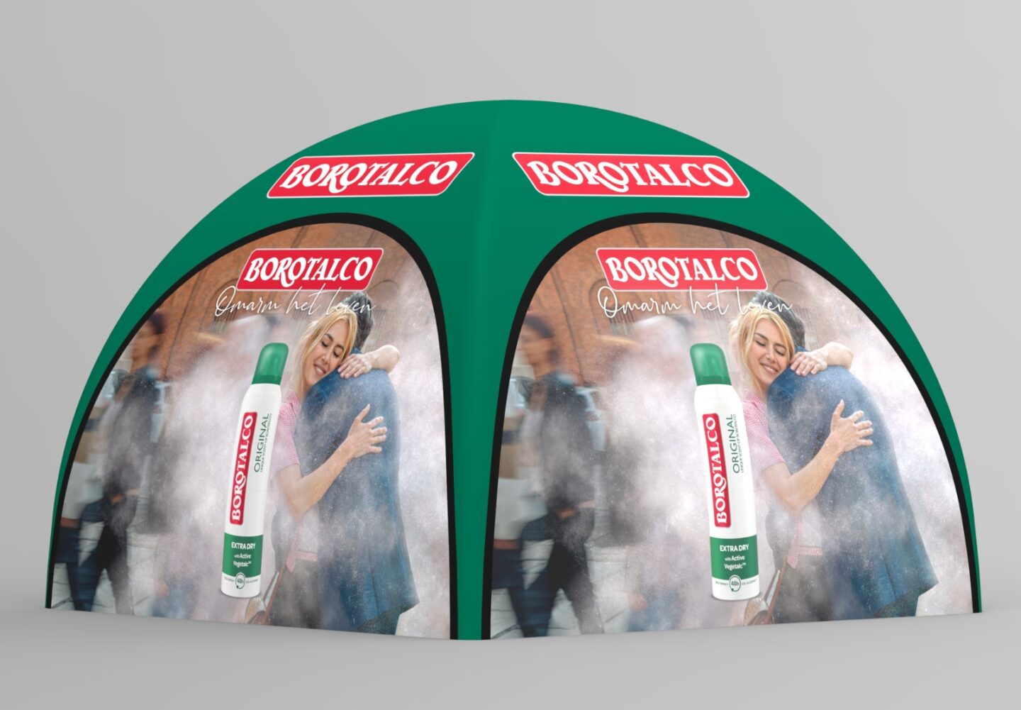Borotalco opblaasbare tent