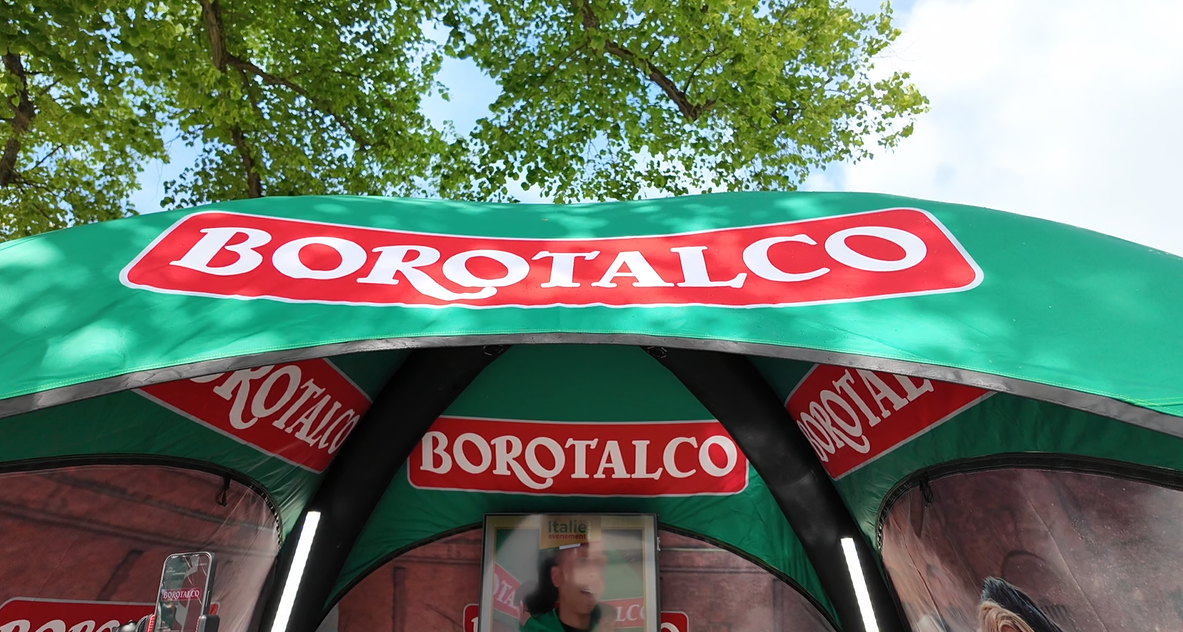 Borotalco opblaasbare tent