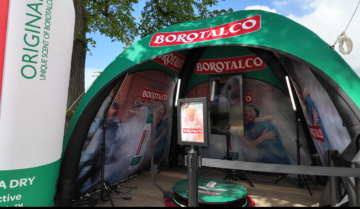 Borotalco opblaasbare tent