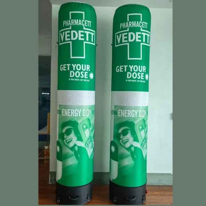 Vedett zuil opblaasbaar